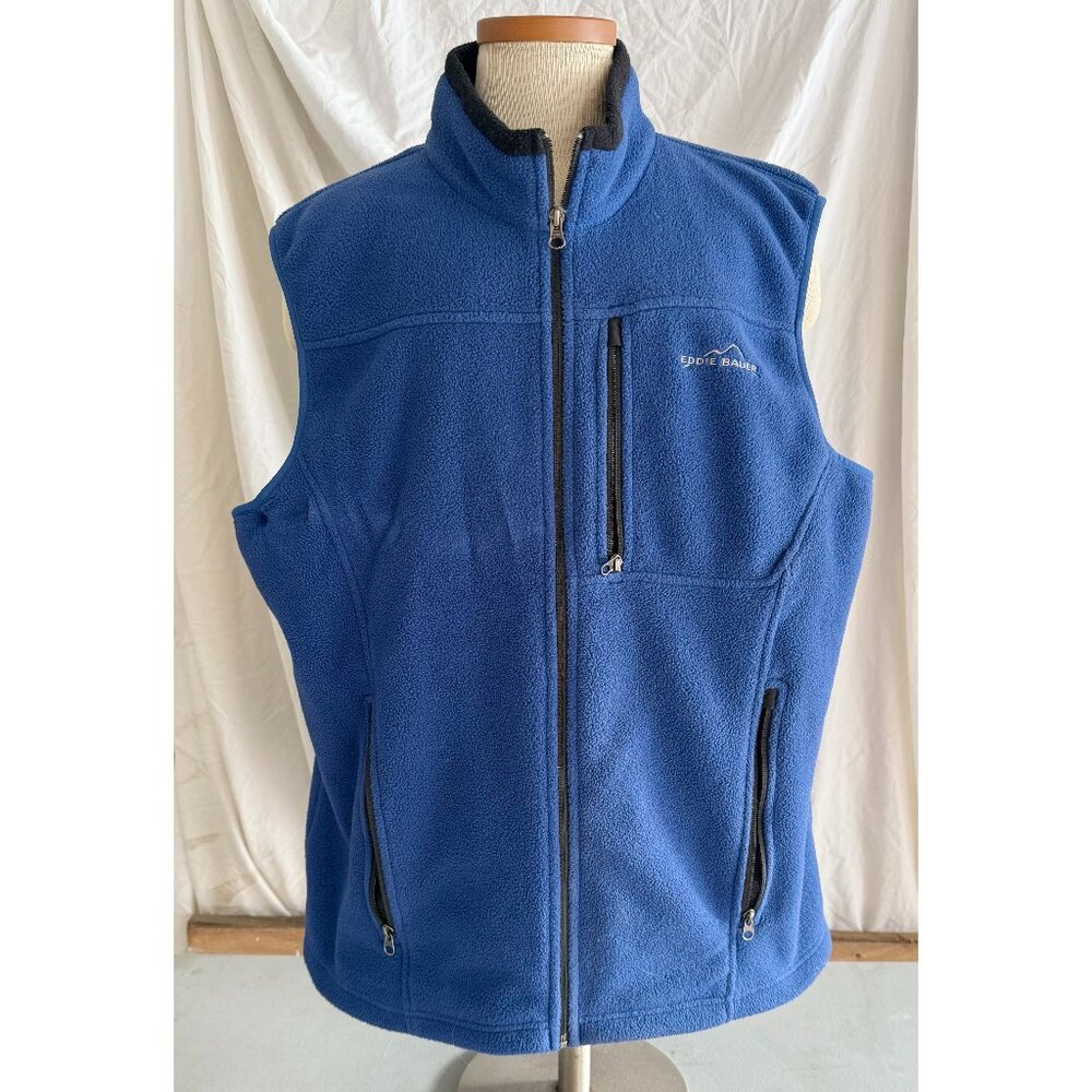 Blue Polartec Fleece Men's Vest